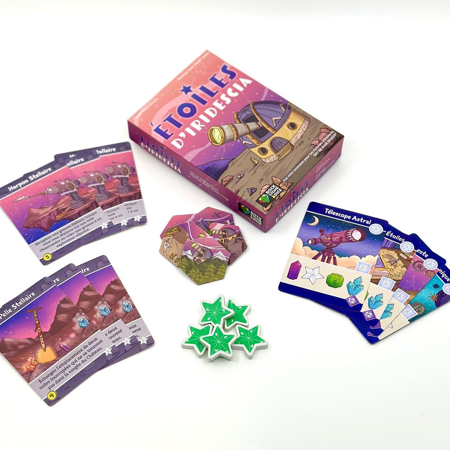 Starlight of Iridescia - mini expansion for Gems of Iridescia - French