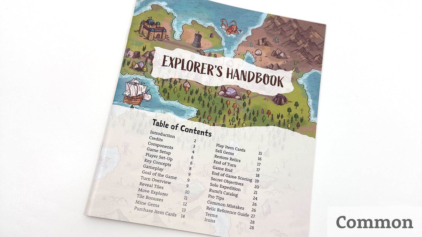 Gems of Iridescia - Explorer's Handbook (rulebook)