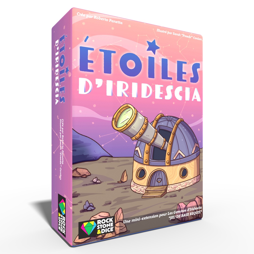 Starlight of Iridescia - mini expansion for Gems of Iridescia - French