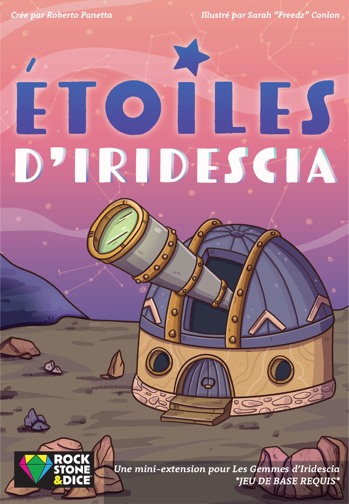 Starlight of Iridescia - mini expansion for Gems of Iridescia - French