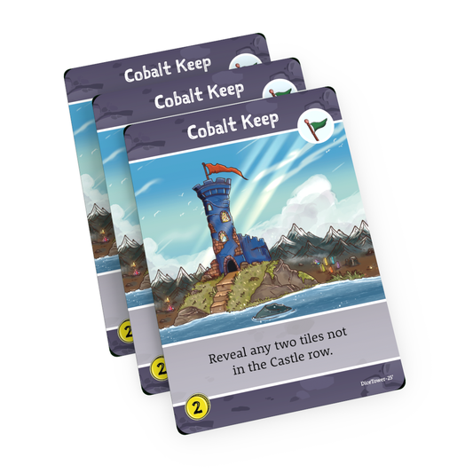 Gems of Iridescia "Cobalt Keep" The Dice Tower Promo Card (EN)
